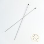 Ihlice DROPS Basic 35 cm – hliníkové pletenie, kvalitný lakovaný povrch