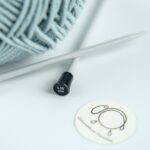 Detail hlavičky ihlice DROPS Basic s vyznačenou veľkosťou.