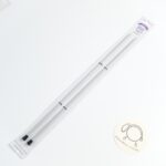 Balenie ihlíc DROPS Basic 35 cm – obsah balenia s informáciami o materiáli a dĺžke