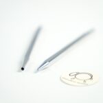 Detail závitu špičiek KnitPro Nova Cubics 13 cm pre upevnenie lanka