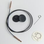 Lanko KnittPro otočné 360° s kľúčom a ukončovačmi