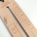 Detajl meradla Scheepjes na meranie ihlíc a ponožiek