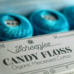 Detail mercerovanej vyšívacej nite Scheepjes Candy Floss
