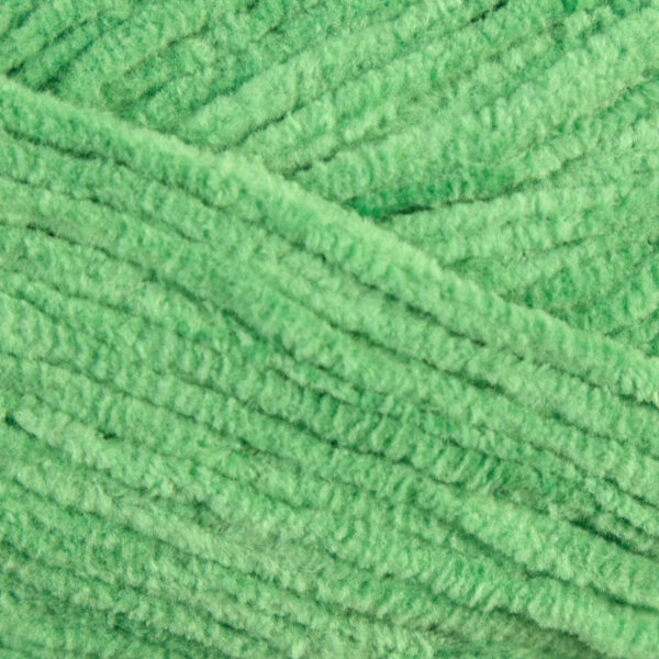 Vzorka svetlozelenej priadze na hračky